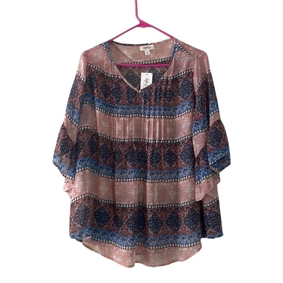 (NWT) Style & Co. Beautiful Blouse - 1X - Picture 1 of 9